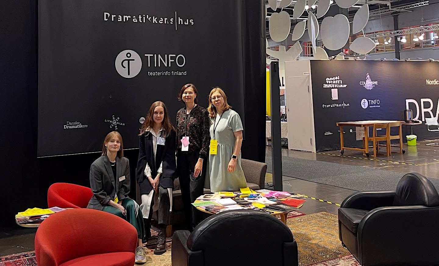 Igaunijas Teātra aģentūras delegācija Gēteborgas grāmatu tirgū // Foto no Igaunijas Teātra aģentūras arhīva