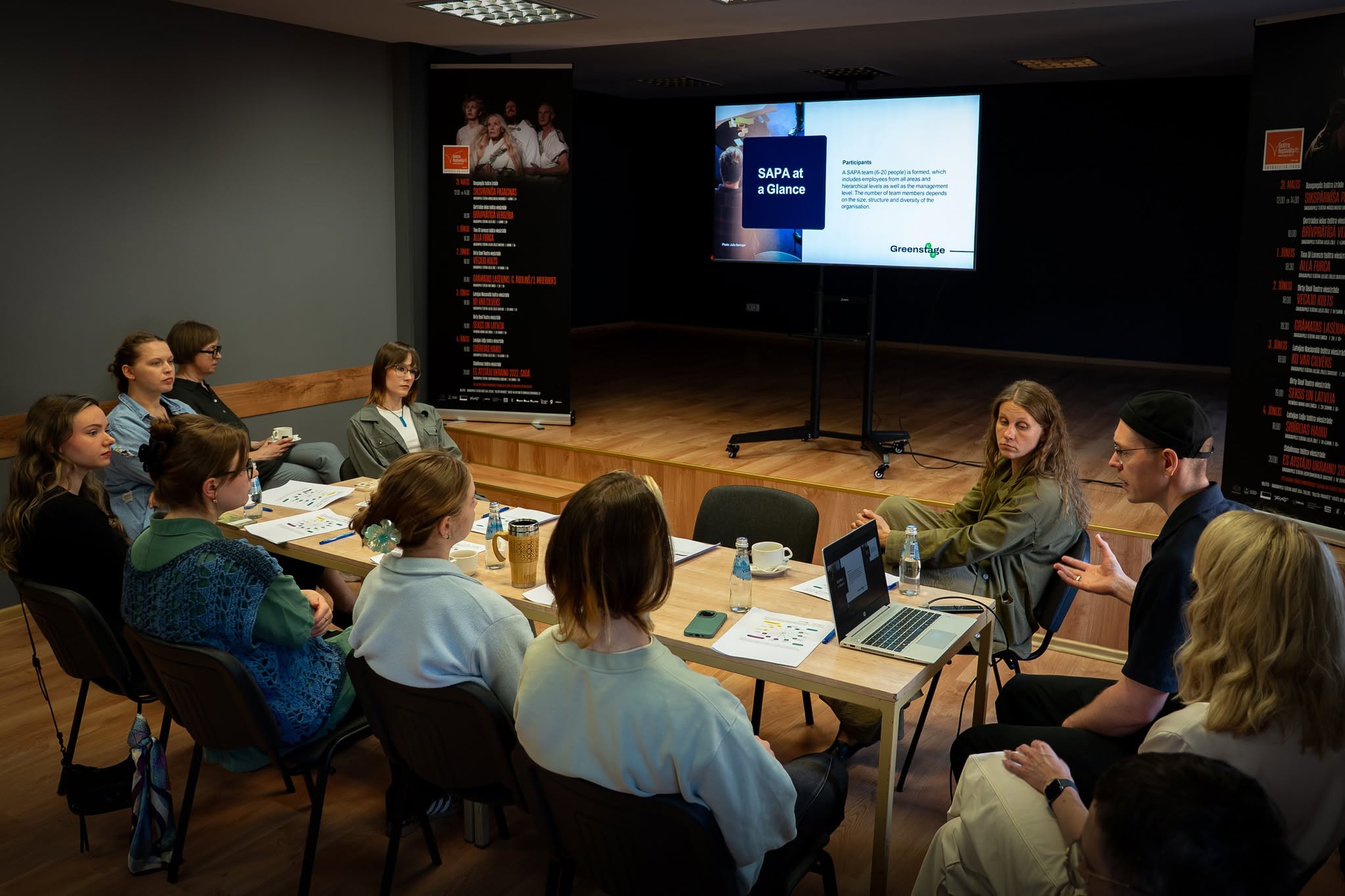 Skats no semināra “Greenstage SAPA rīks organizācijas ilgtspējas novērtēšanai” // Foto – Egils Viļumovs 