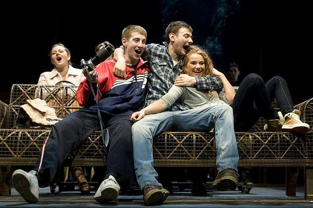 Skats no Lietuvas Nacionālā drāmas teātra izrādes "Izraidīšana" (2011) // Publicitātes foto