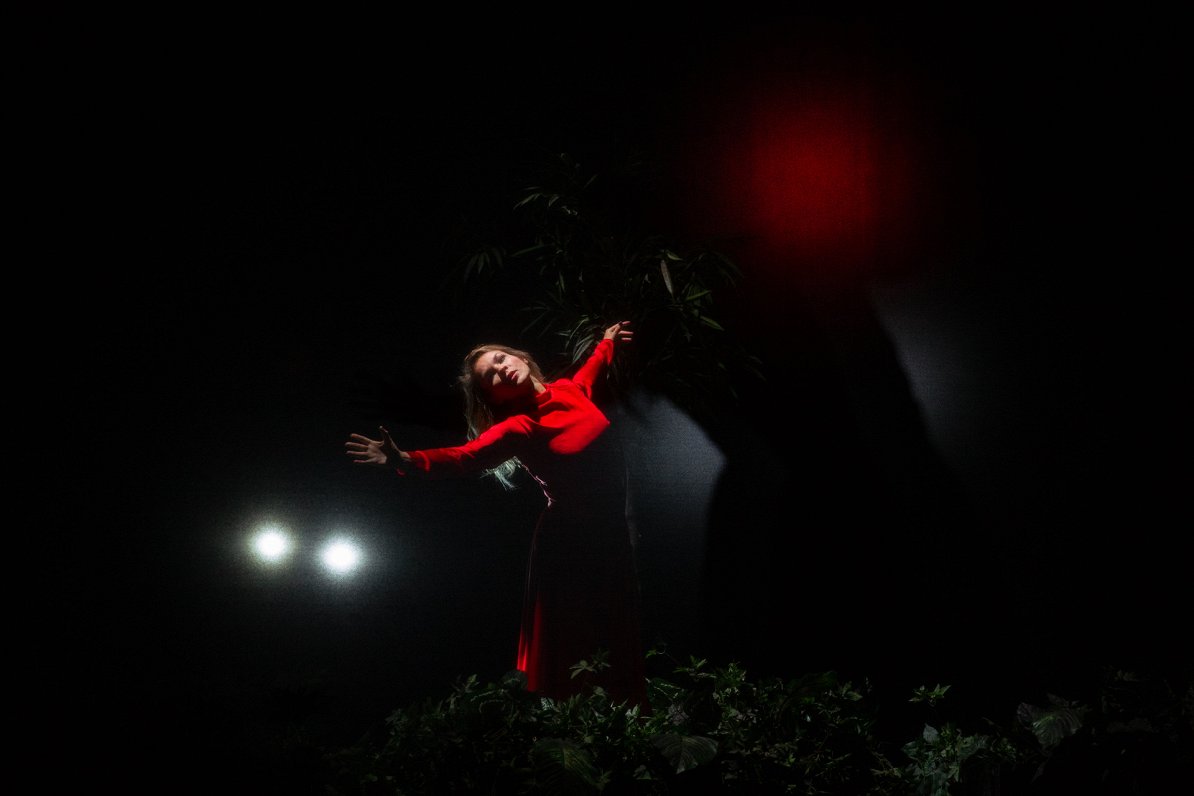 Skats no Daugavpils teātra izrādes "Kaija-1" // Foto - Džeina Saulīte