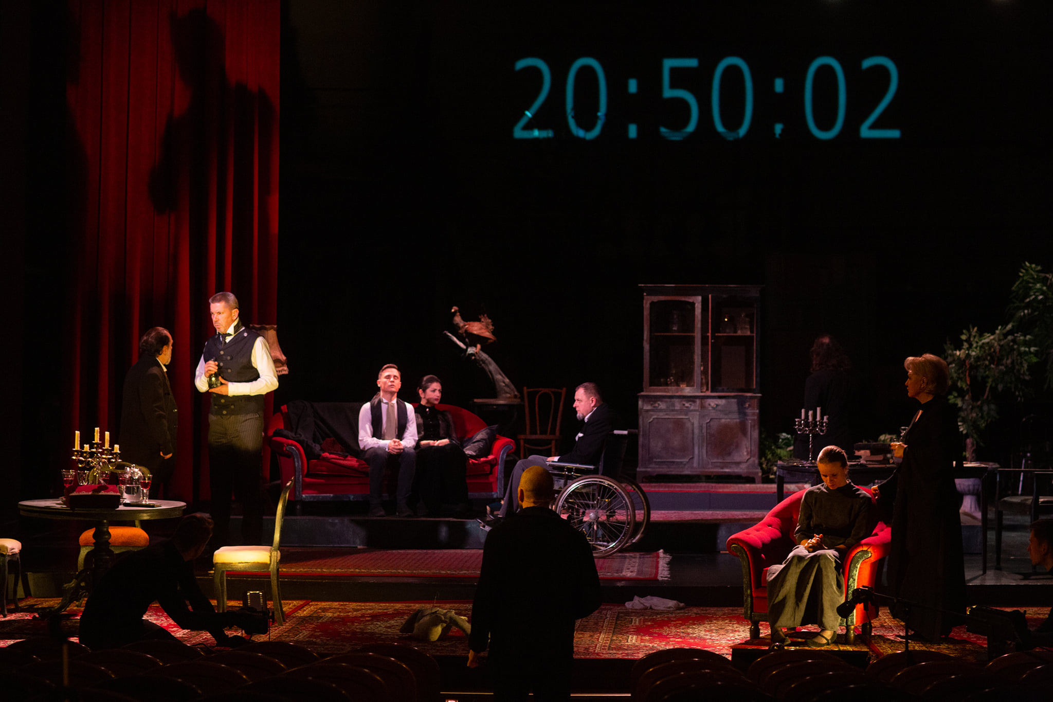 Skats no Daugavpils teātra izrādes "Kaija-2" // Foto - Džeina Saulīte