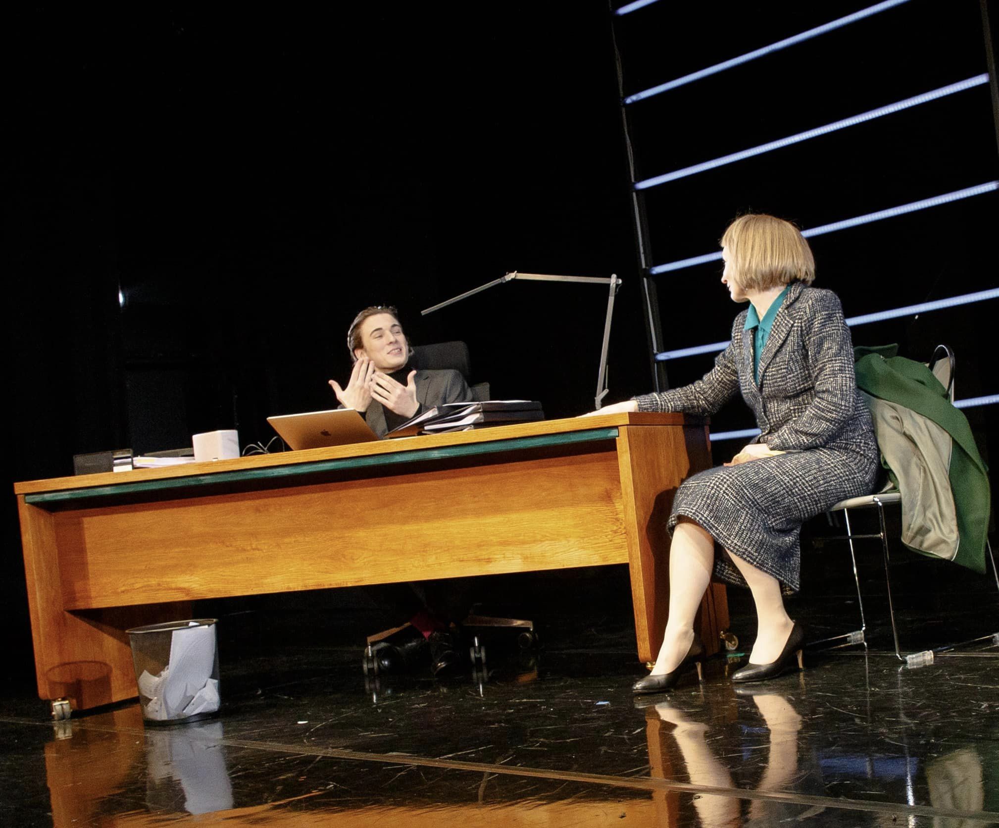 Skats no izrādes "Kordēlijas zeme" // Foto – Agnese Zeltiņa