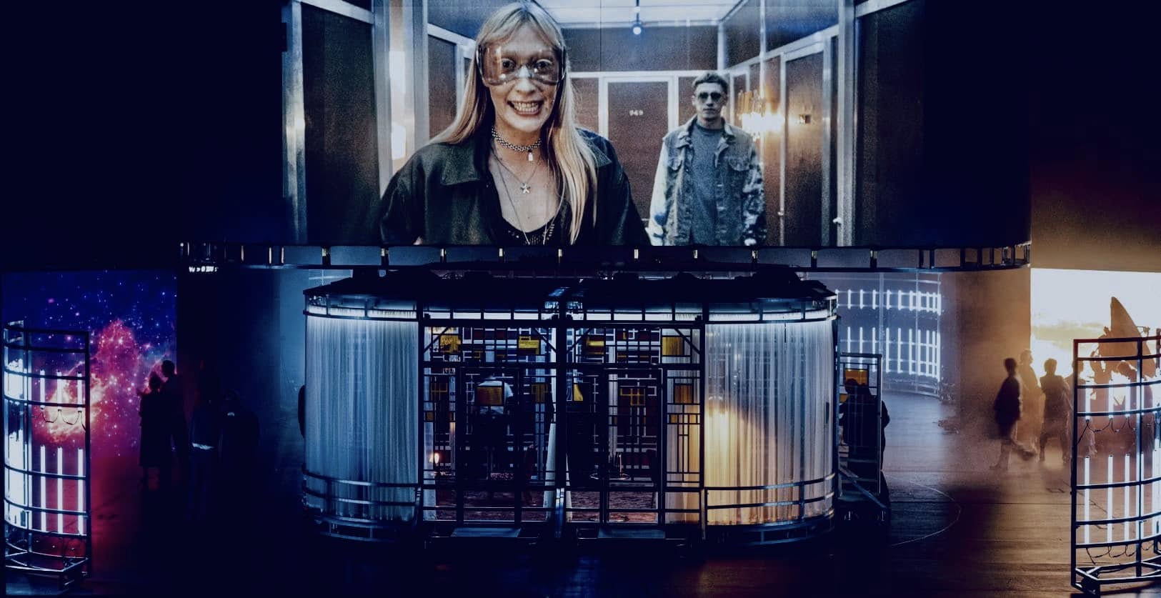 Skats no LNDT izrādes "Quanta" (2024, rež. Lukašs Tvarkovskis) // Foto – Dmitrijus Matvejevas