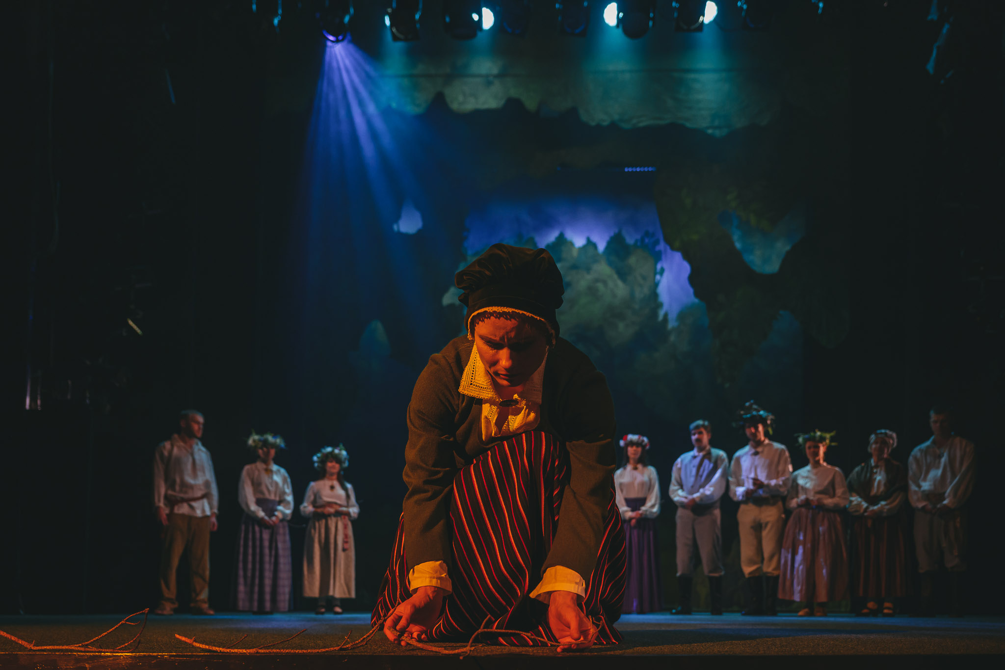 Skats no izrādes "Amerikas latvieši" // Foto – Edgars Pohevičs