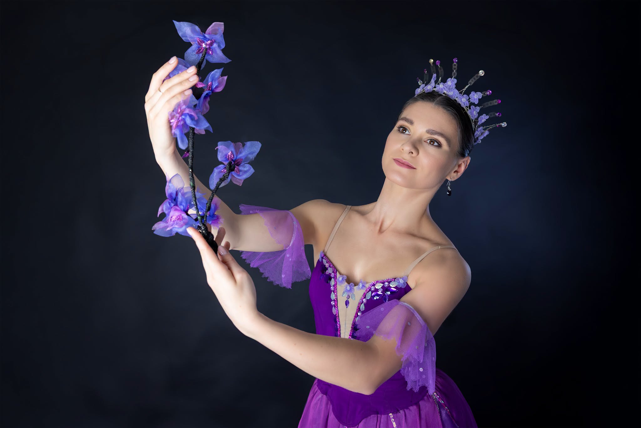 Paula Lieldidža-Kolbina – Ceriņu feja LNOB baleta izrādē "Apburtā princese" // Publicitātes attēls