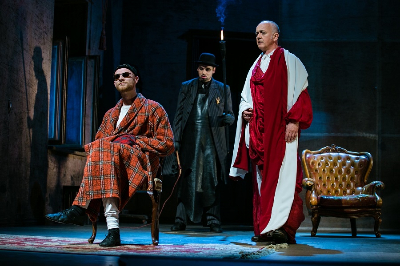 Skats no VDT izrādes "Meistars un Margarita" // Foto – Matīss Markovskis