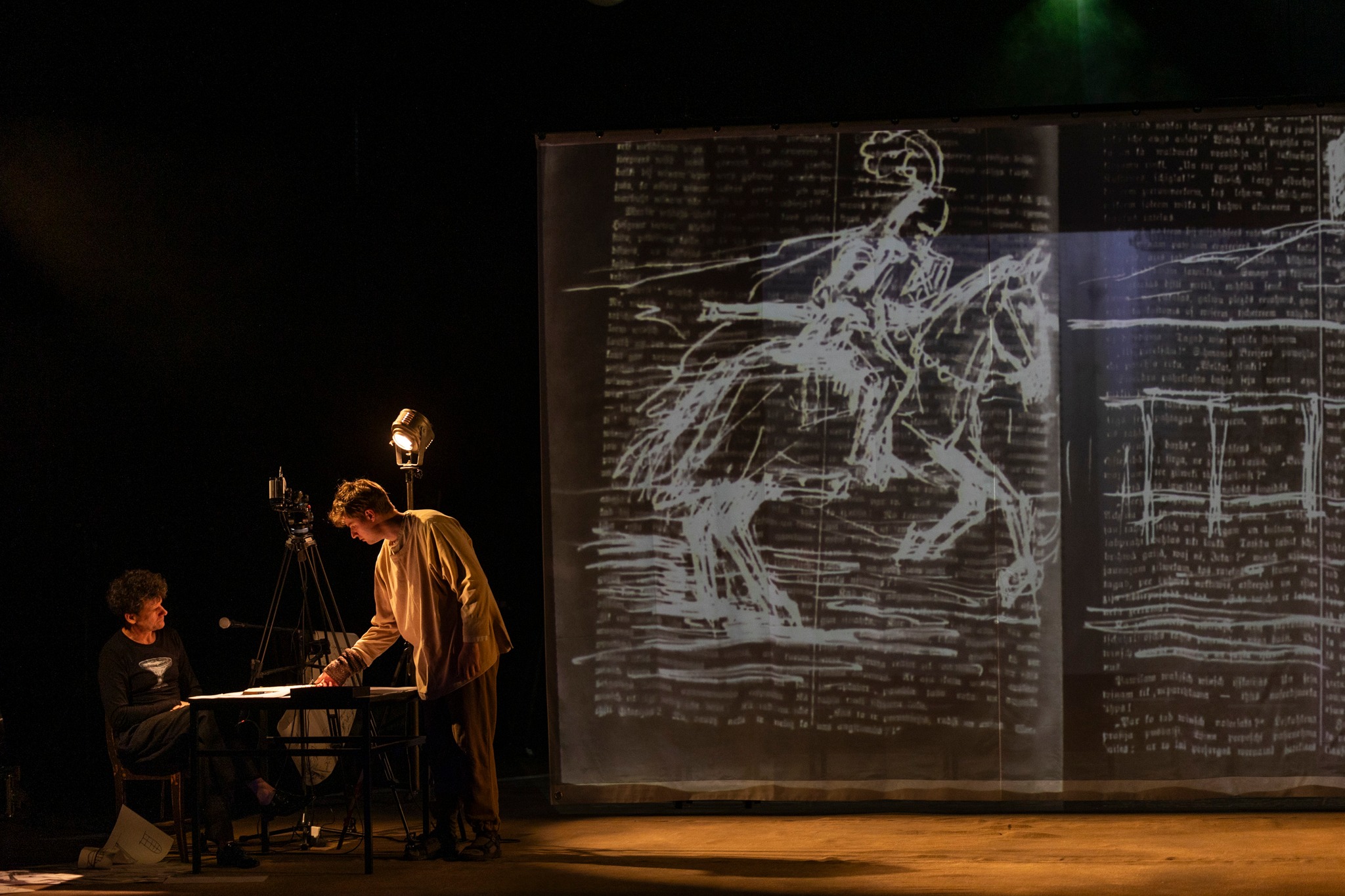 Skats no izrādes "Stāsts par Parsifalu" // Foto – Jānis Deinats