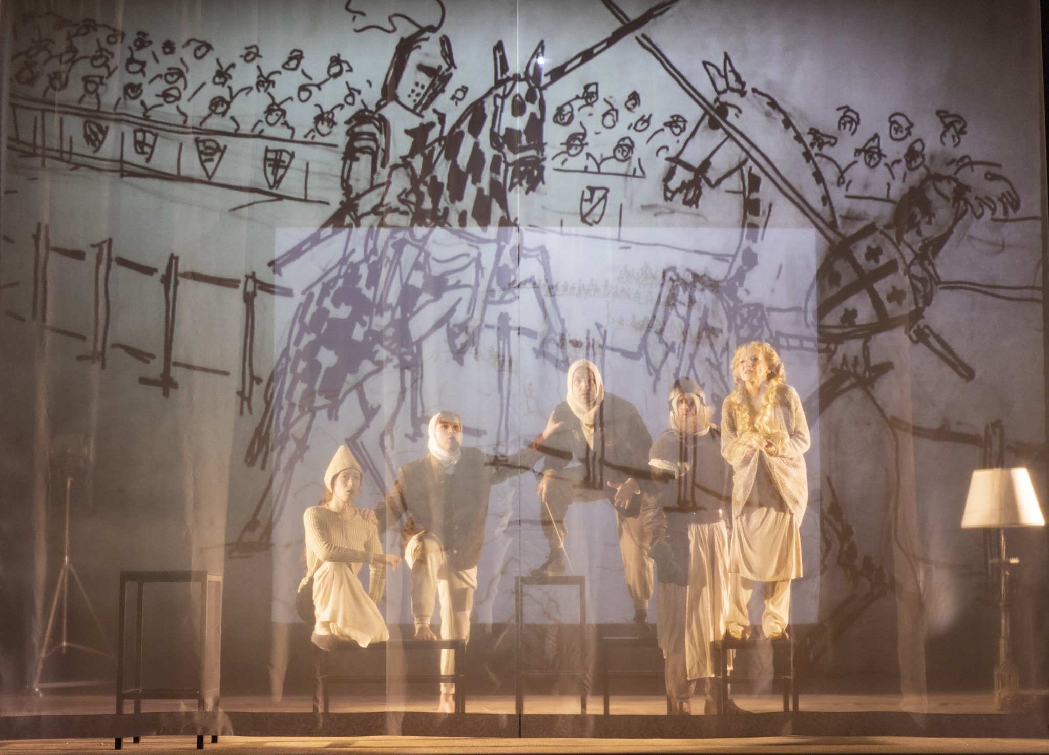 Skats no izrādes "Stāsts par Parsifalu" // Foto – Jānis Deinats