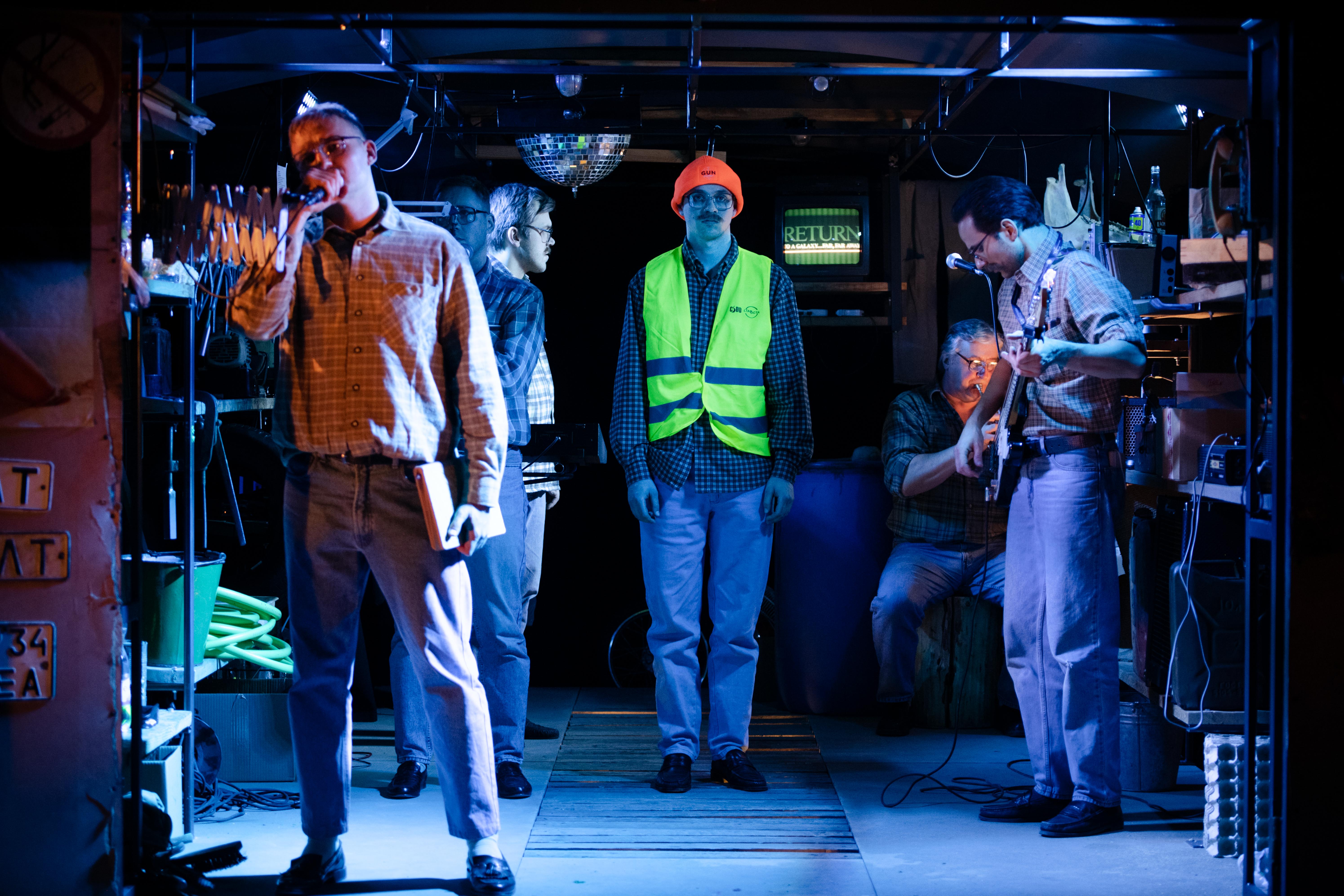 Skats no izrādes "Par tēviem" // Foto – Kristaps Kalns