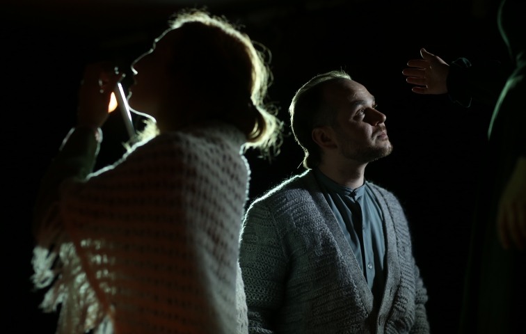 Skats no D-pils T izrādes "Kliedzēji" (rež. V. Roziņš) // Foto – Džeina Saulīte