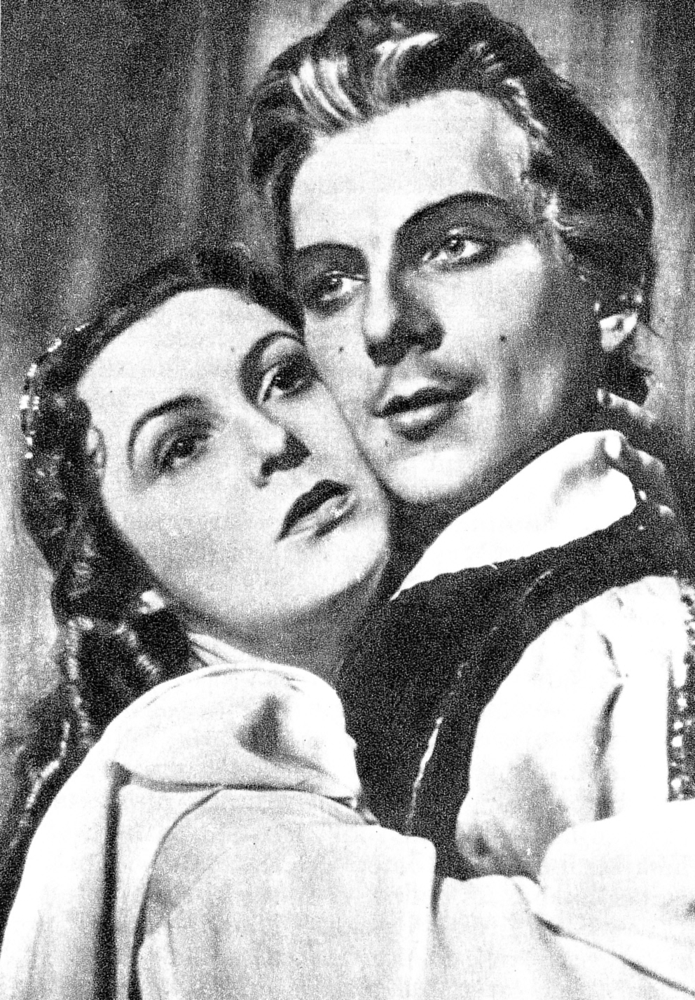 Eduards Pāvuls – Romeo, Vija Artmane – Džuljeta Dailes teātra izrādē "Romeo un Džuljeta" (1953)