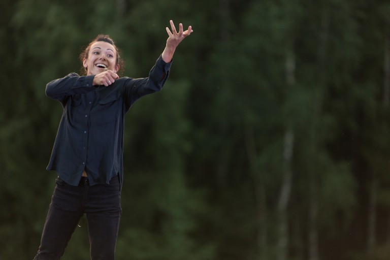 Horeogrāfe Kristīne Brīniņa // Izrādes "I am really shy person" publicitātes foto