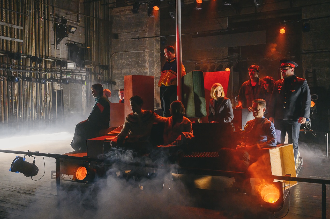 Skats no izrādes "Baltijas teļš" // Foto – Edgars Pohevičs