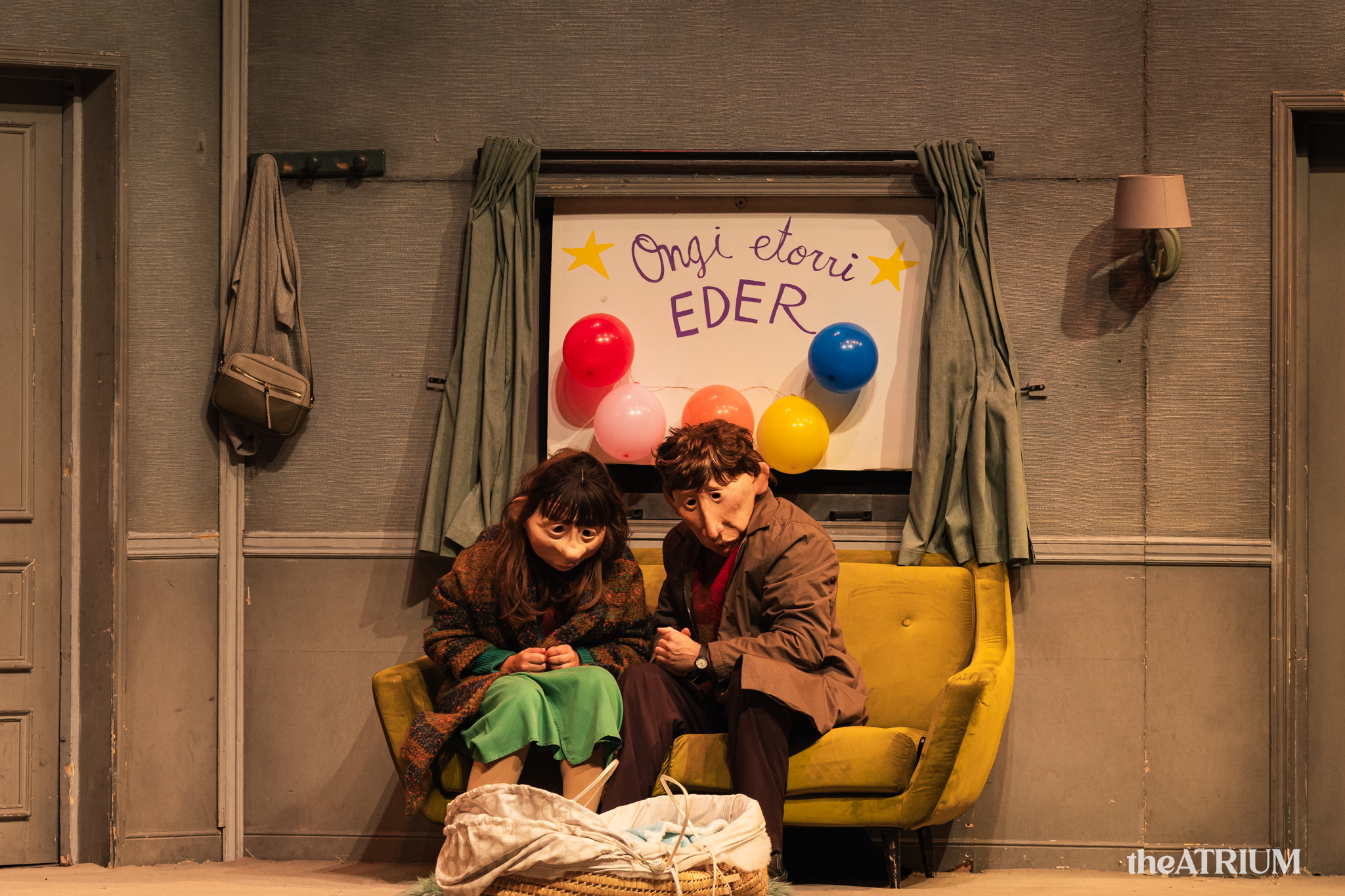 Skats no “Kulunka Teatro” izrādes “Mūžīgi” festivālā “TheATRIUM" // Foto – Domas Rimeika