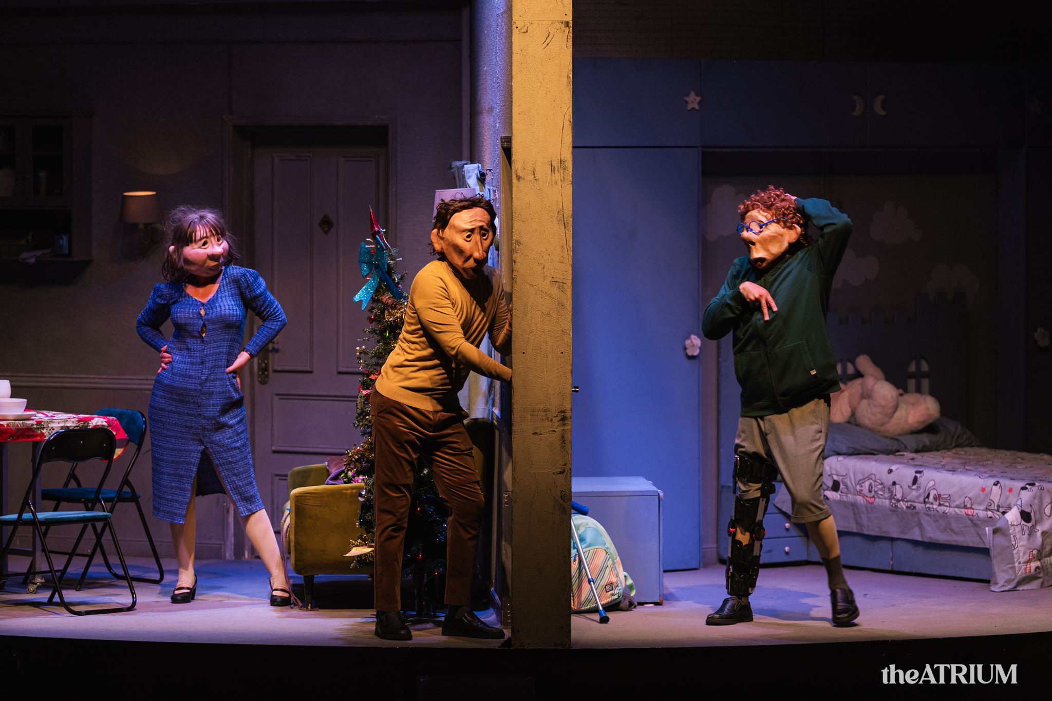 Skats no “Kulunka Teatro” izrādes “Mūžīgi” festivālā “TheATRIUM" // Foto – Domas Rimeika