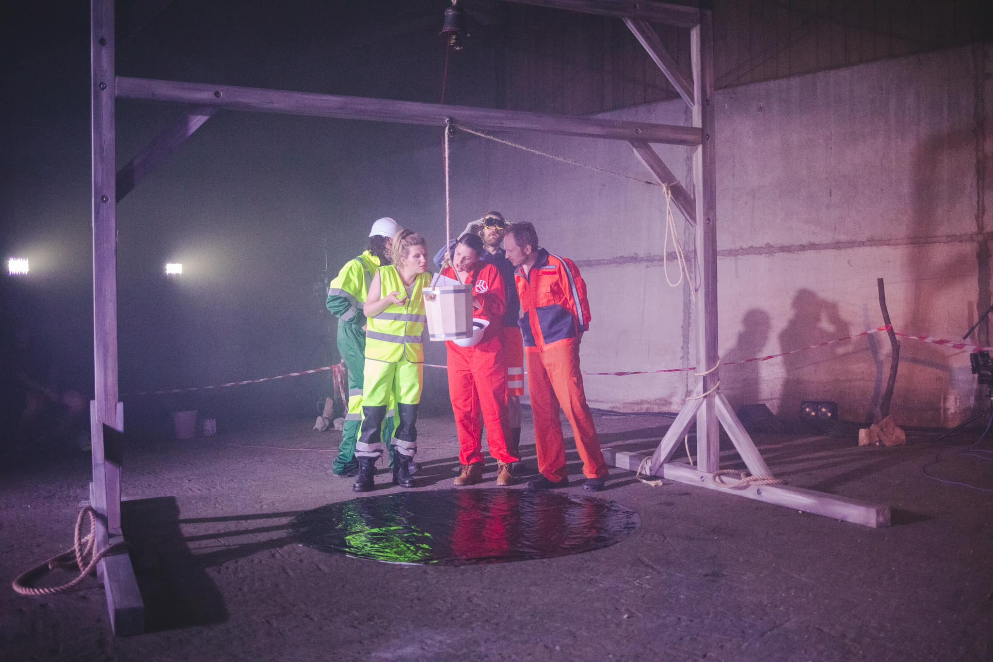 Skats no izrādes "Velni" // Foto – Elza Neimane