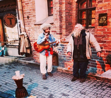 Viļņas ielu performance