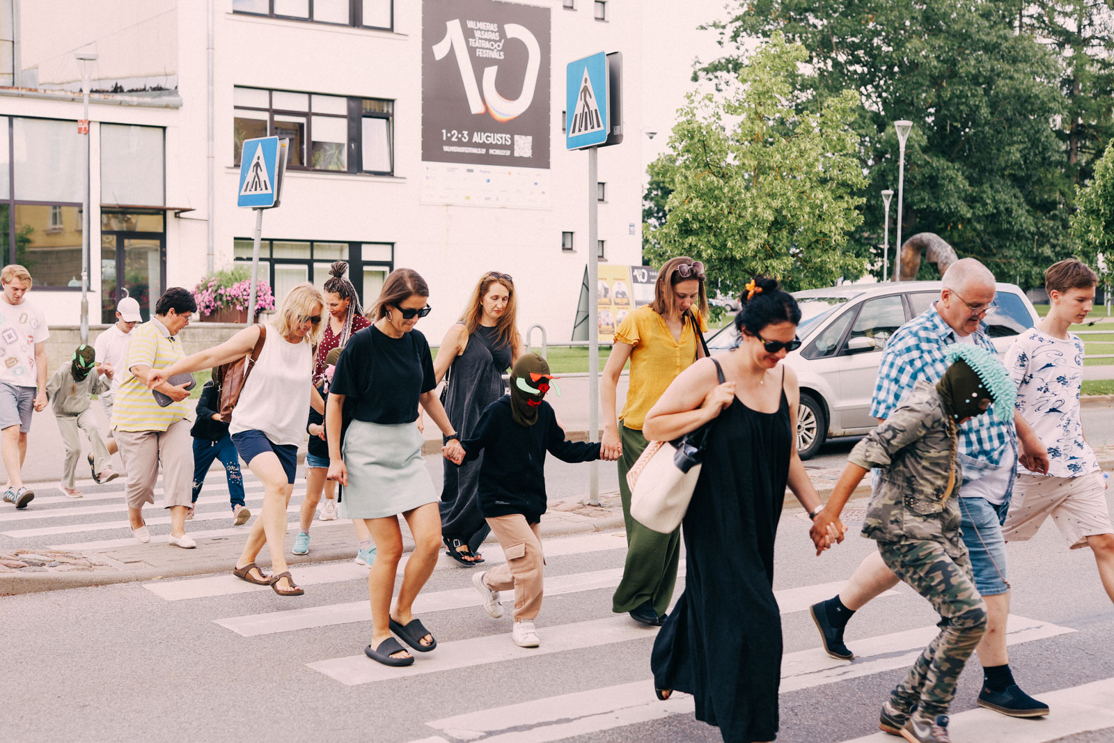 Skats no izrādes "Ziedēšana un posts" // Foto – Lita Millere